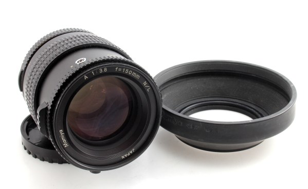 Mamiya A 150mm f/3.8 N/L Leaf Shutter Telephoto Lens for Mamiya 645 SLR Cameras - Excellent