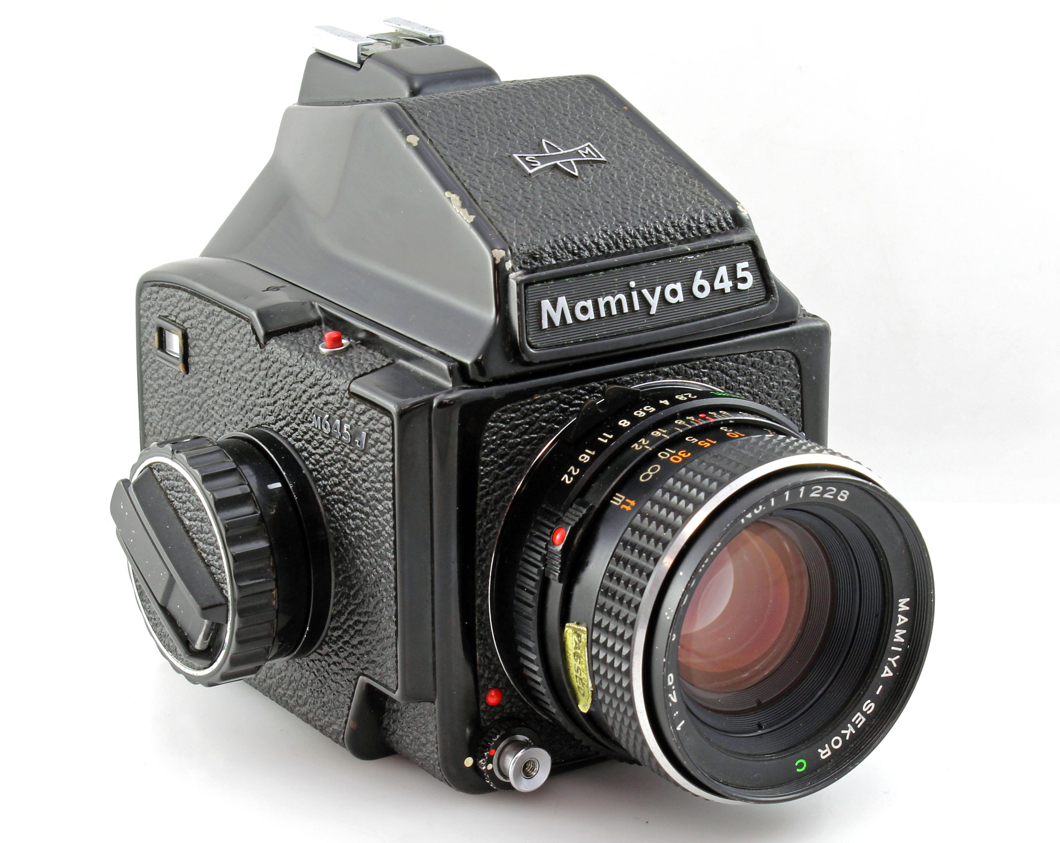 Mamiya 645 M645J Medium Format SLR Camera w/ 80mm F/2.8 Lens