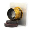 Taylor & Hobson Cooke 6 ½ x 4 3⁄4 - 7" f/6.5 Series III Brass Lens, with Custom Graflex Board