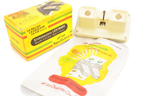 Simplex Stereoscope Lestrade Stereo Viewer, with Paperwork - Boxed