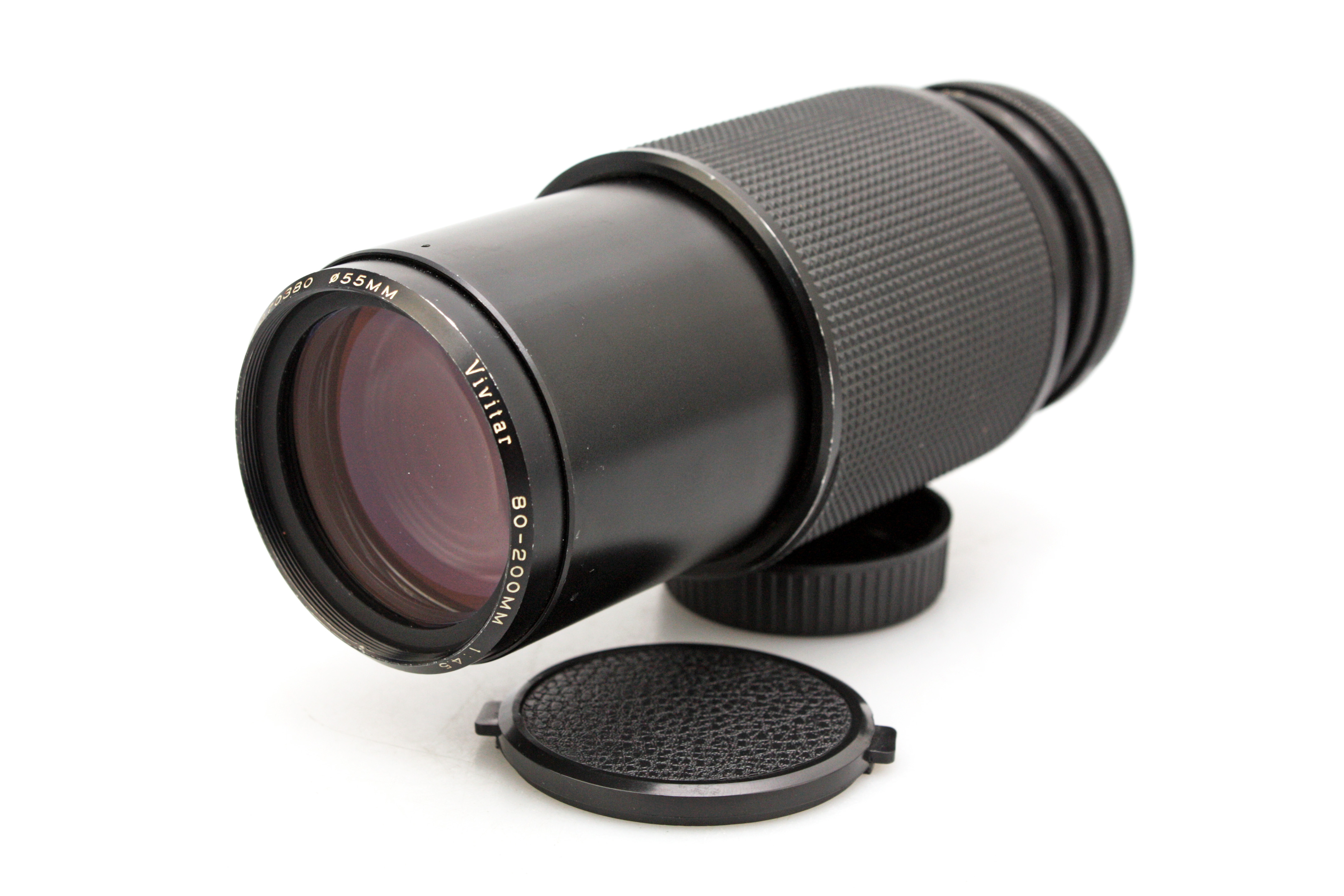 Vivitar 80-200mm f/4.5 Tele Zoom Lens - Pentax K Mount + Caps