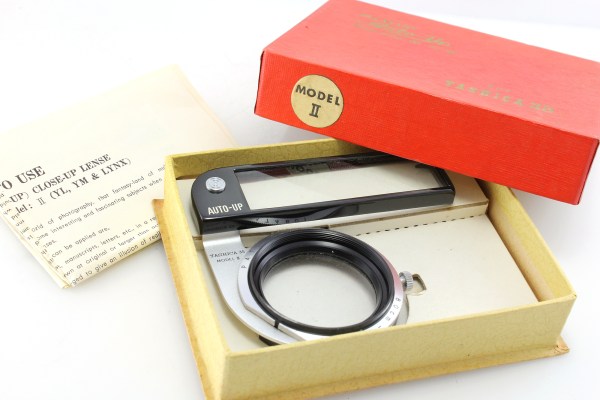 Original Yashica Auto-Up close up attachment for YL, YM and Lynx Rangefinders