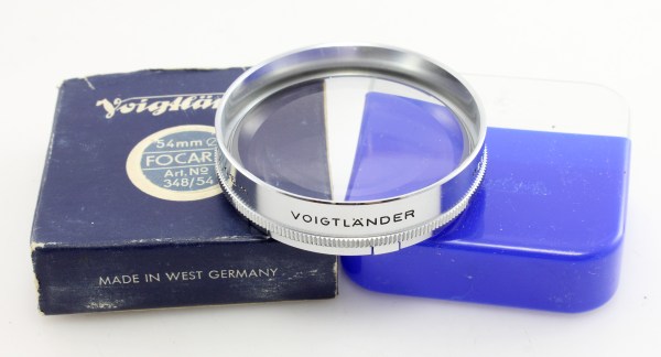 Voigtlander filter 54mm AR FOCAR D 348/54 - close up filter - cased in great condition