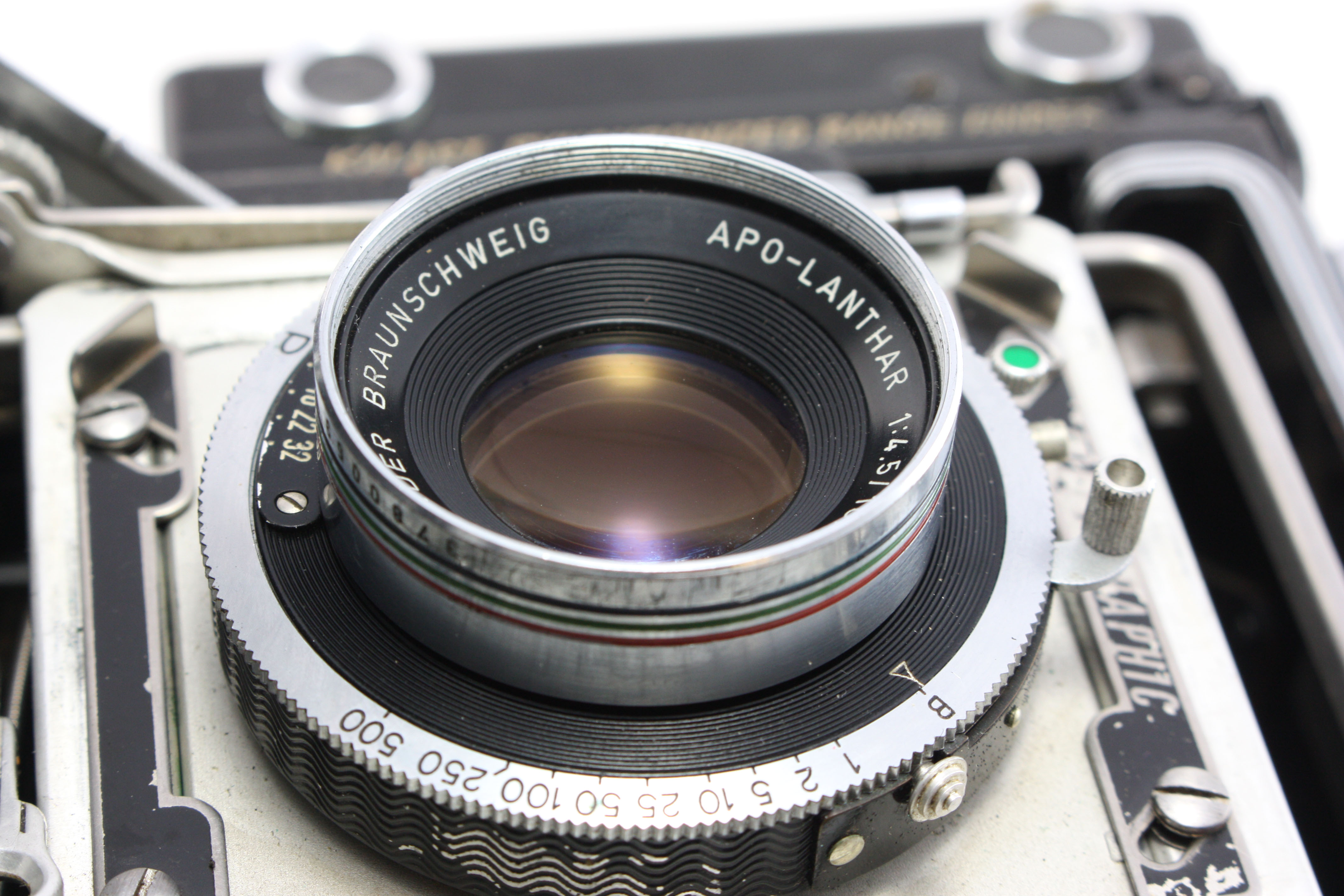 Graflex Speed Graphic 6x9 Camera with Rare Voigtlander 105mm F4.5 Apo Lanthar - Image 3