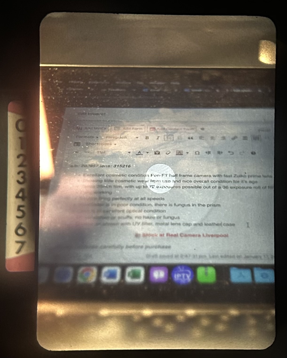 Olympus PEN-FT 35mm Half-Frame Film Camera +F.Zuiko 38mm f/1.8 +ERC - Image 12