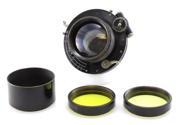 Hugo Meyer Co Gorlitz 7 3/4 Inch F4 Double Plasmat Large Format lens (196.8mm)