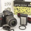 Nikon D70s APS-C CCD 6.1MP Camera + Nikkor 18-55mm Lens