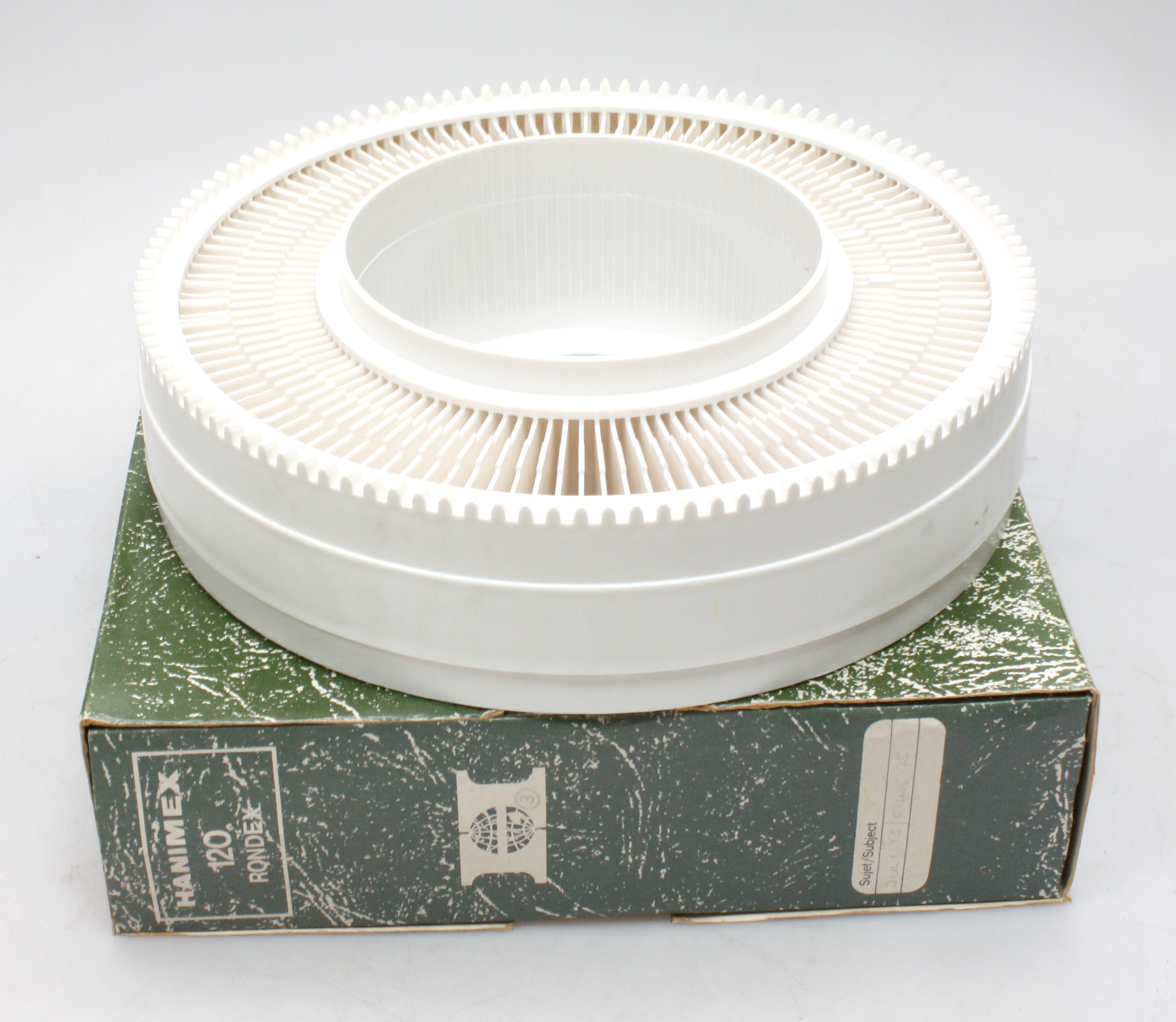 2x Projector Slide Magazines - Gnome / Boots / Hanimex Rondex 120 rotary - Boxed - Image 3