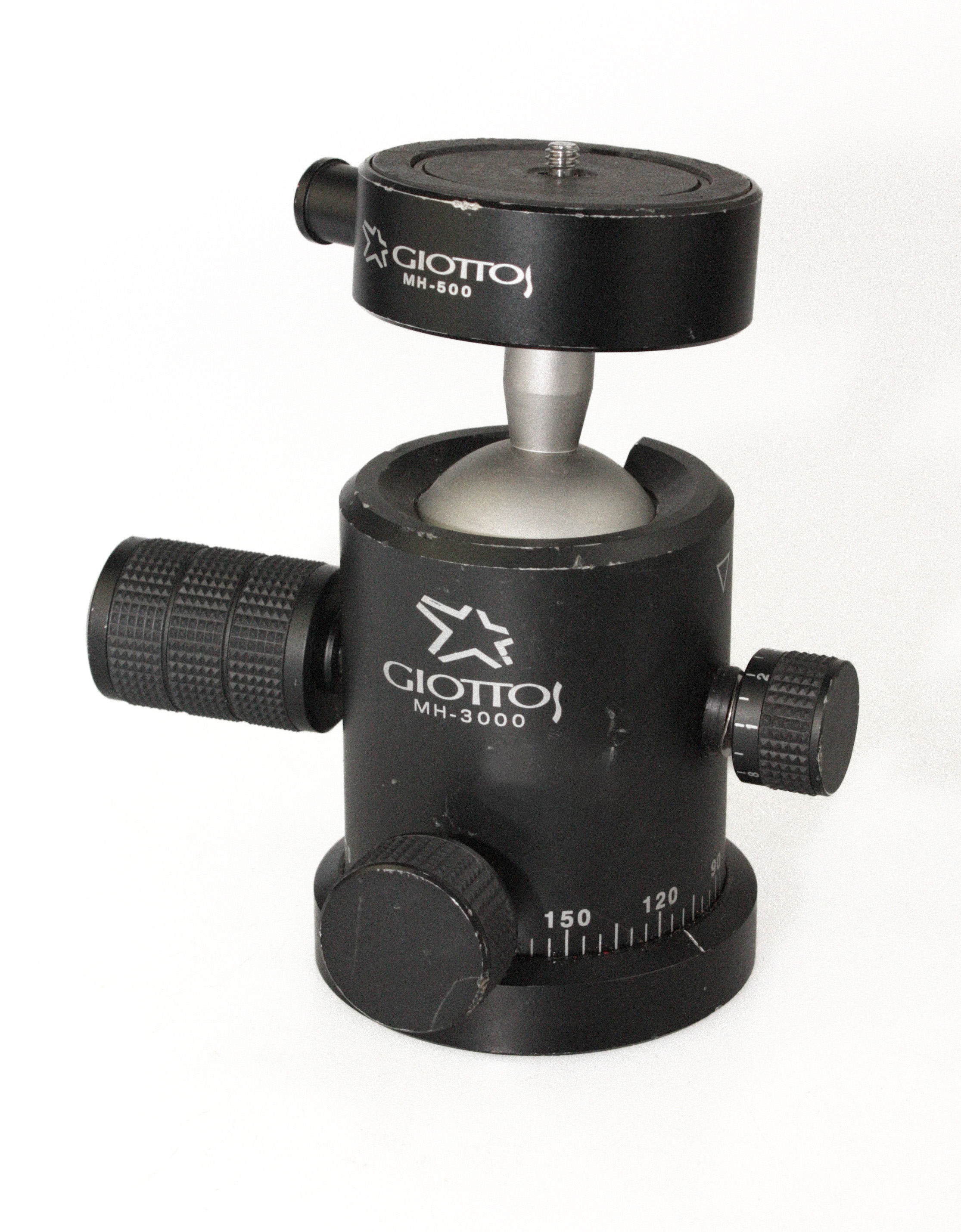Giottos MH-3000 & MH-500 Pro Heavy Duty Large Ball Socket head - Supports 15 kg - Image 2