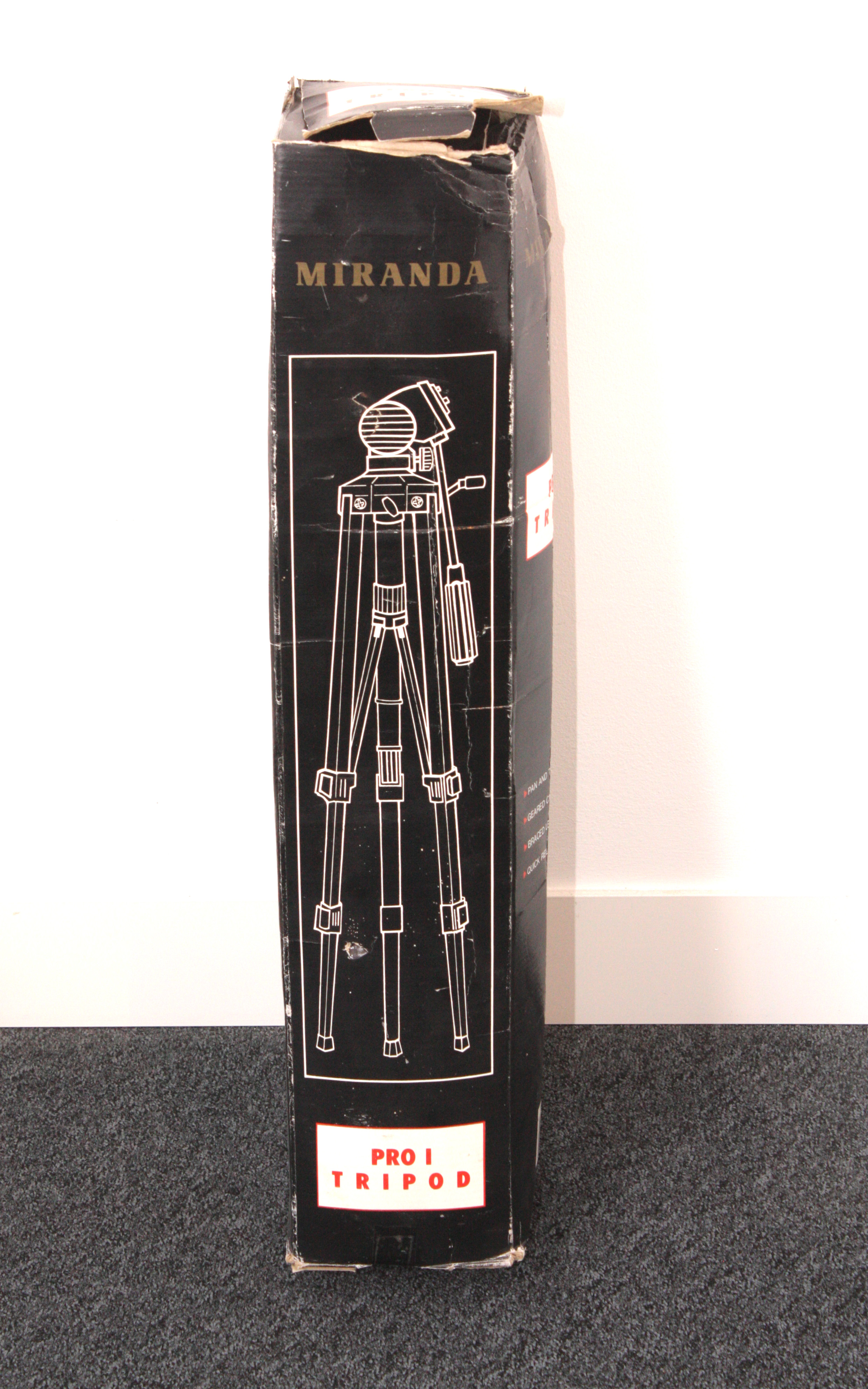 Boxed Miranda Pro Extendable Tripod with Quick Release Plate - Image 11