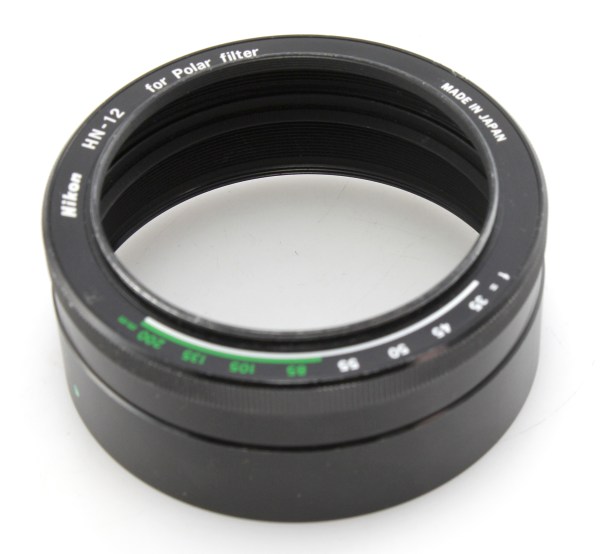 Nikon HN-12, Genuine Nikon Lens Hood for Polar filter - good used condition
