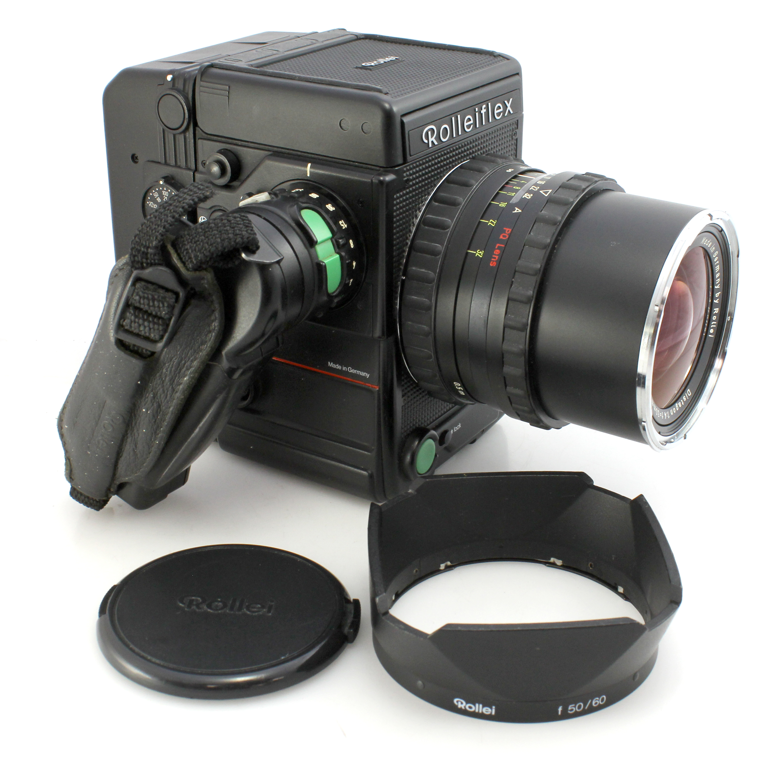 Rolleiflex 6008 professional src 1000 medium format film camera w/ 50mm F4 Distagon Lens & re-celled battery
