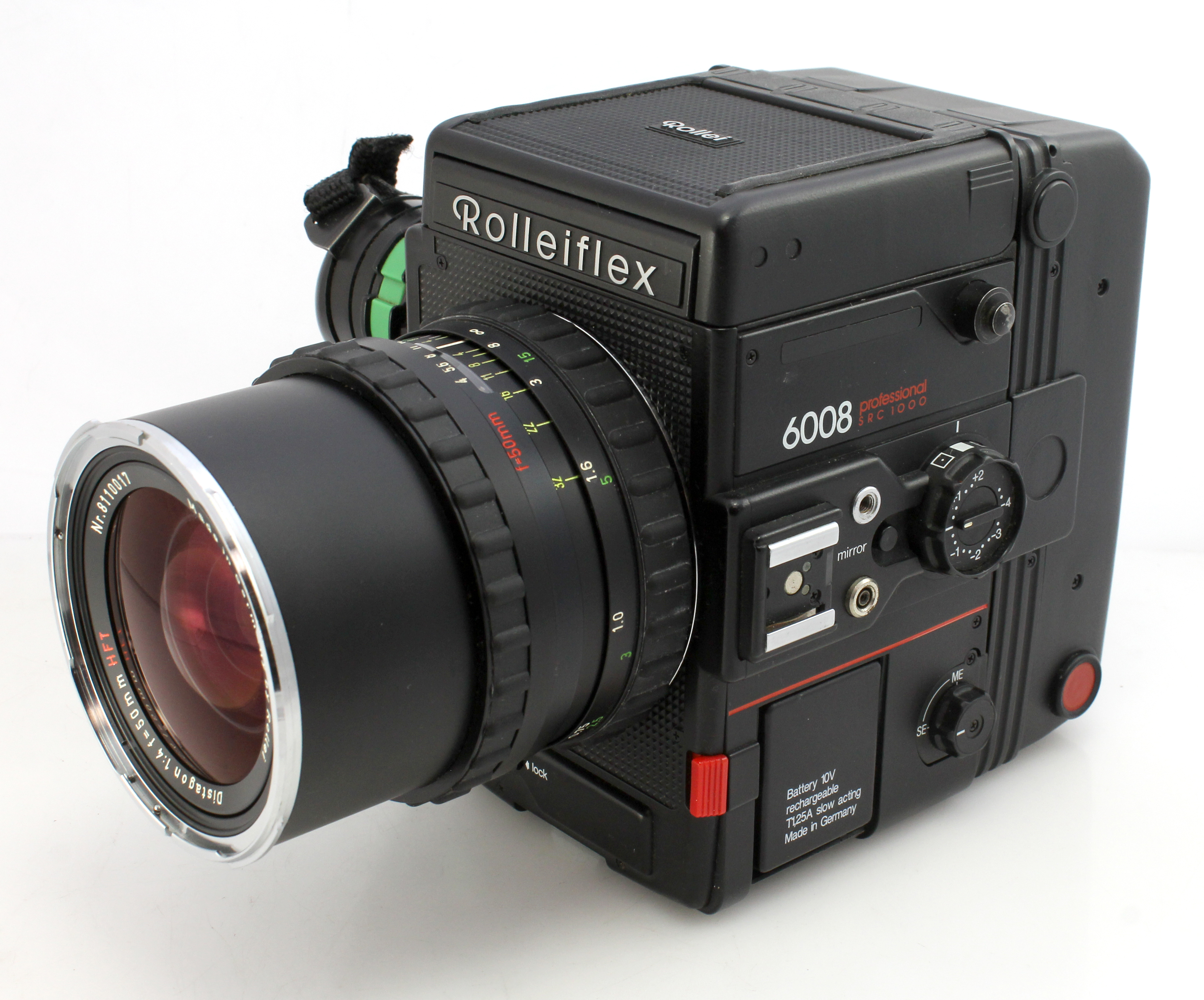 Rolleiflex 6008 professional src 1000 medium format film camera w/ 50mm F4 Distagon Lens & re-celled battery - Image 4