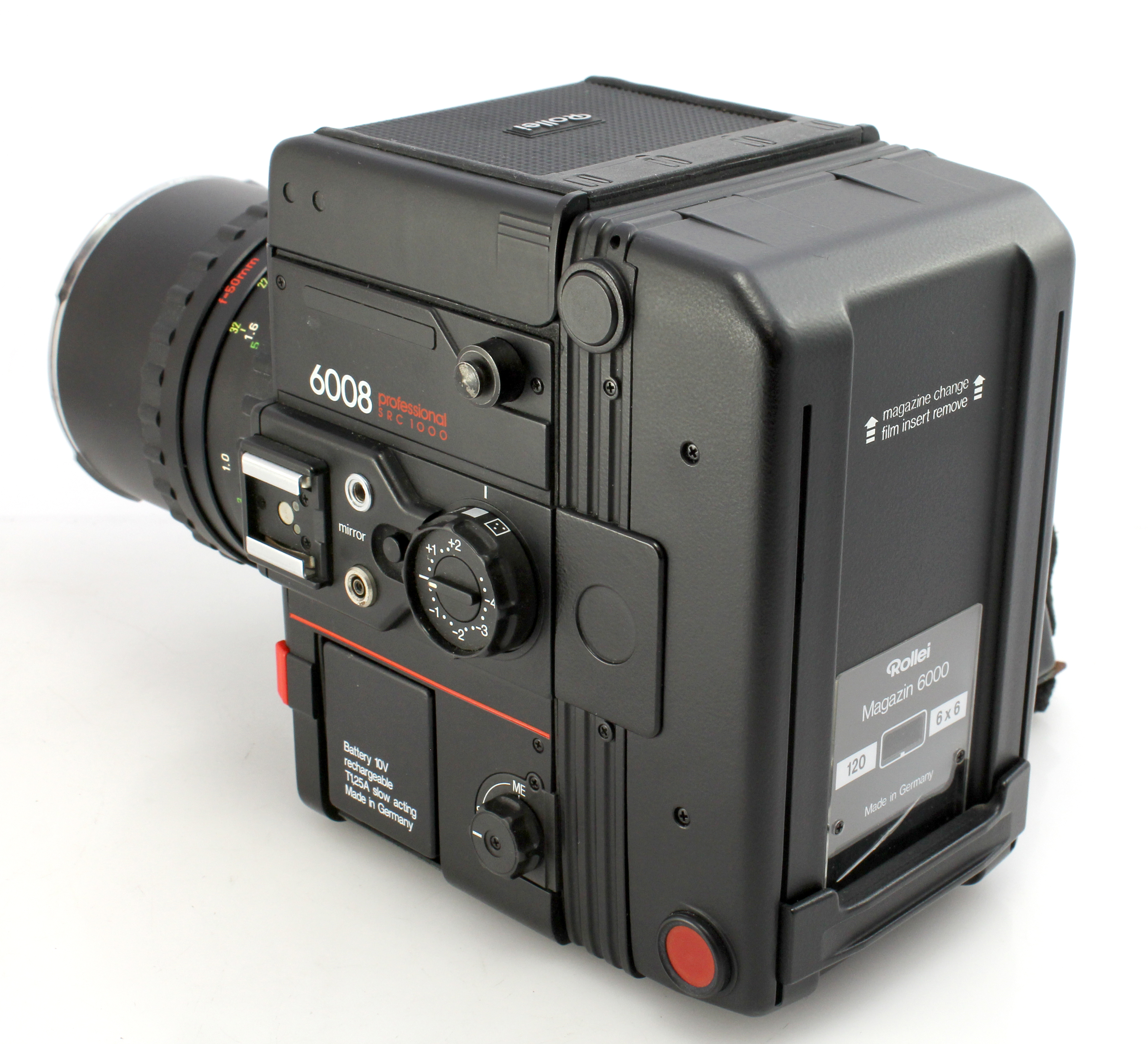 Rolleiflex 6008 professional src 1000 medium format film camera w/ 50mm F4 Distagon Lens & re-celled battery - Image 5