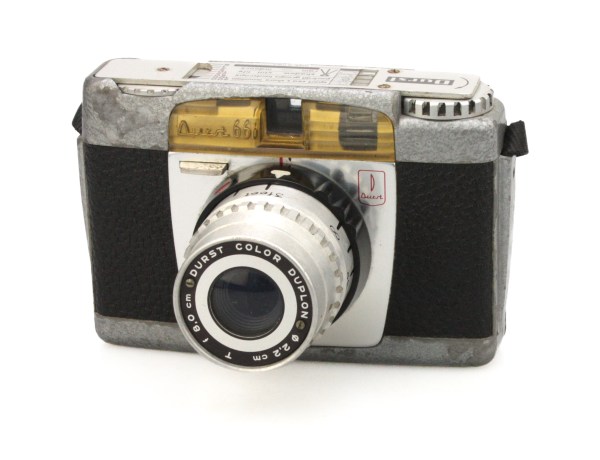 Rare Durst 66 Medium Format 6x6 120 Camera, with Strap