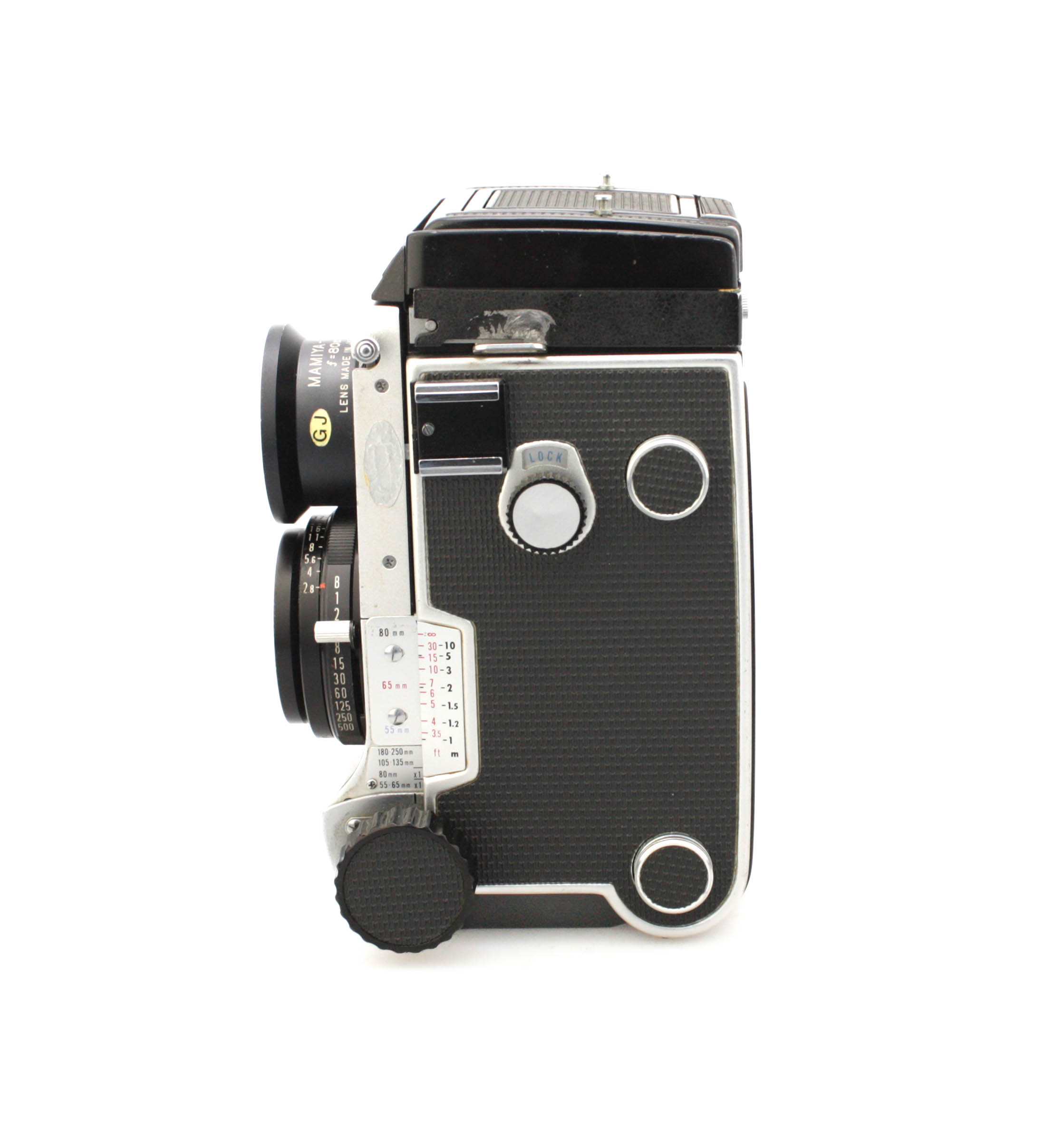 Mamiya C220 TLR Medium Format Camera 80mm f/2.8 Lens (Blue Dot) w/ cap & strap - Image 2