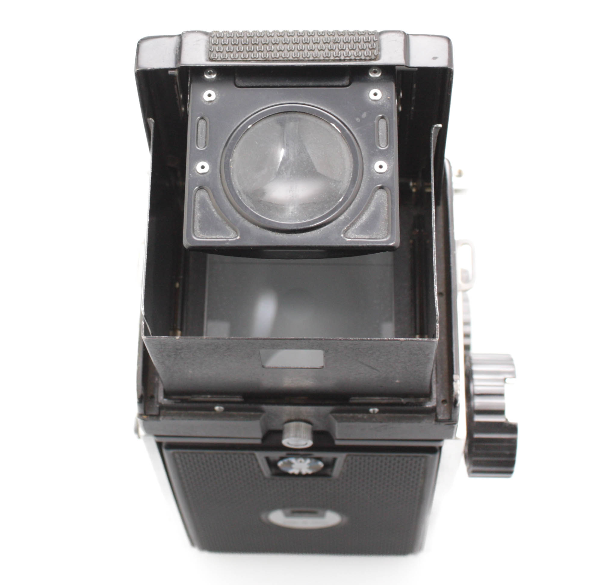 Mamiya C220 TLR Medium Format Camera 80mm f/2.8 Lens (Blue Dot) w/ cap & strap - Image 3