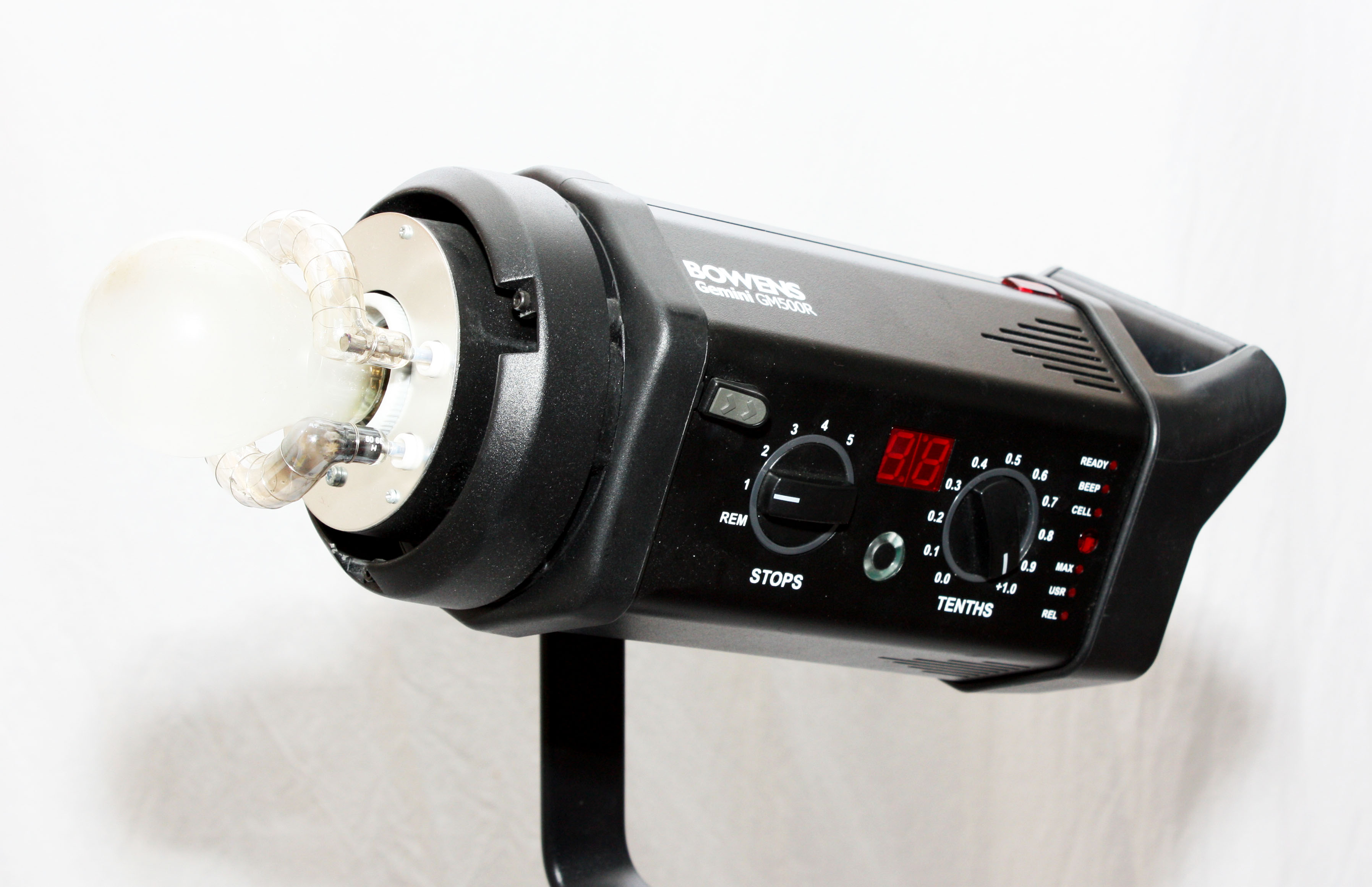 Bowens Gemini GM500R Studio Flash Head with cap & power lead