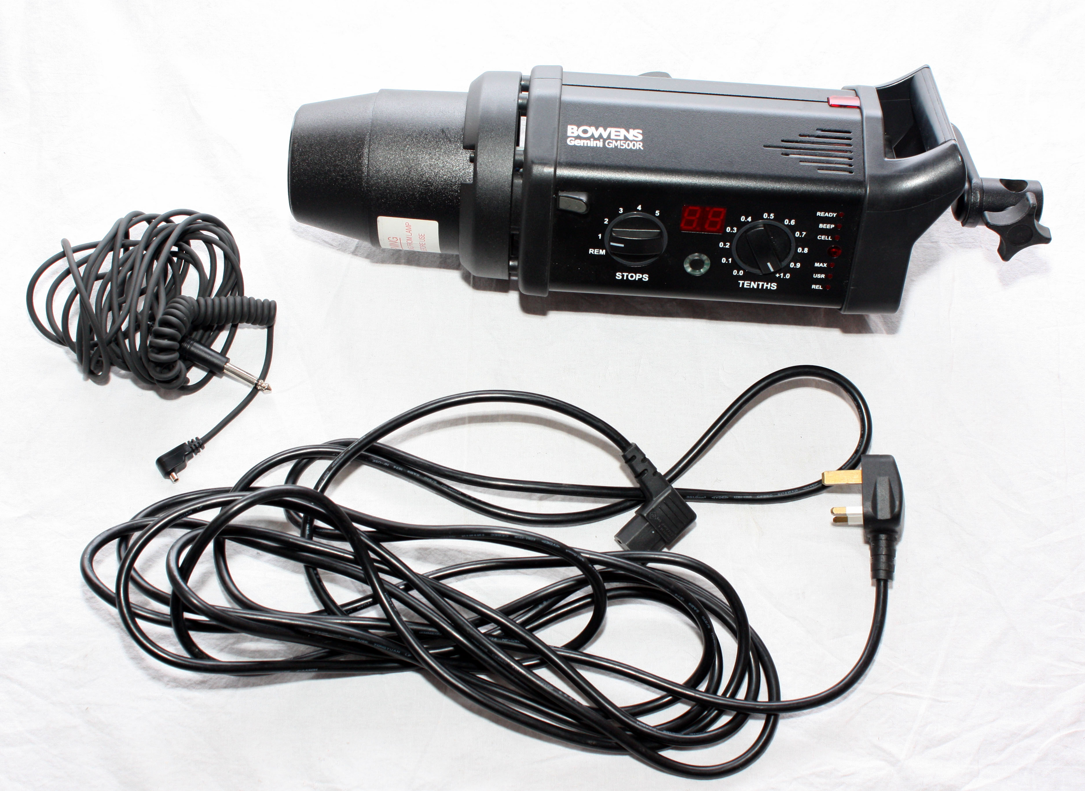 Bowens Gemini GM500R Studio Flash Head with cap & power lead - Image 6