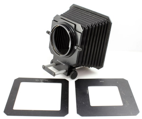 Hasselblad B50 Pro Bellows Lens Hood + Lens Mask Frames 120-150 & 250
