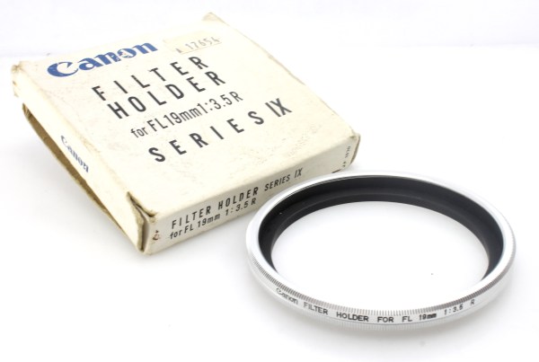Canon Series 9 IX Filter holder for FL19mm 1:3.5R - boxed excellent condition
