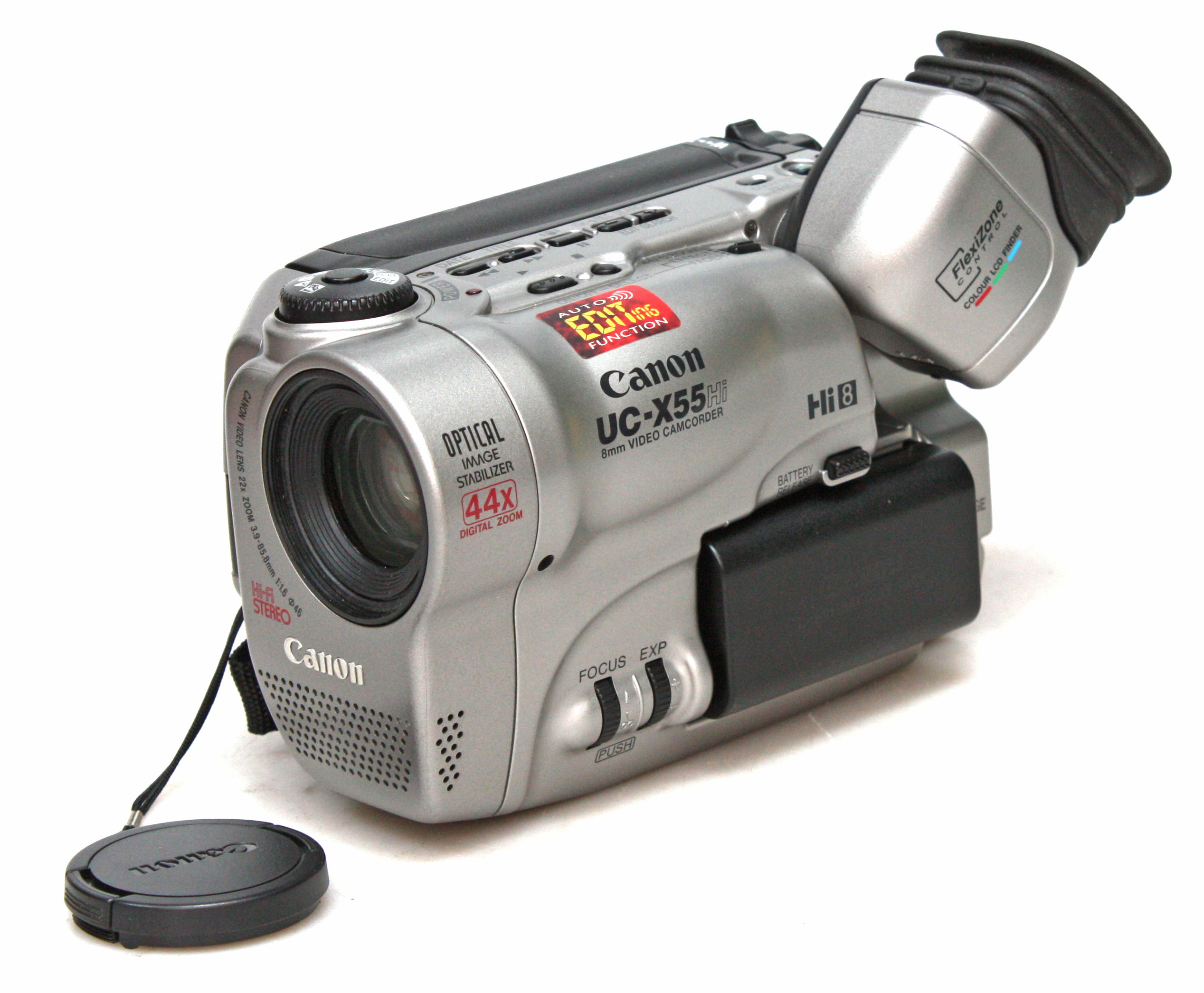 Canon UC-X55Hi Hi8 Camcorder Video 8 Tape Camera - Fully working with case - Image 4