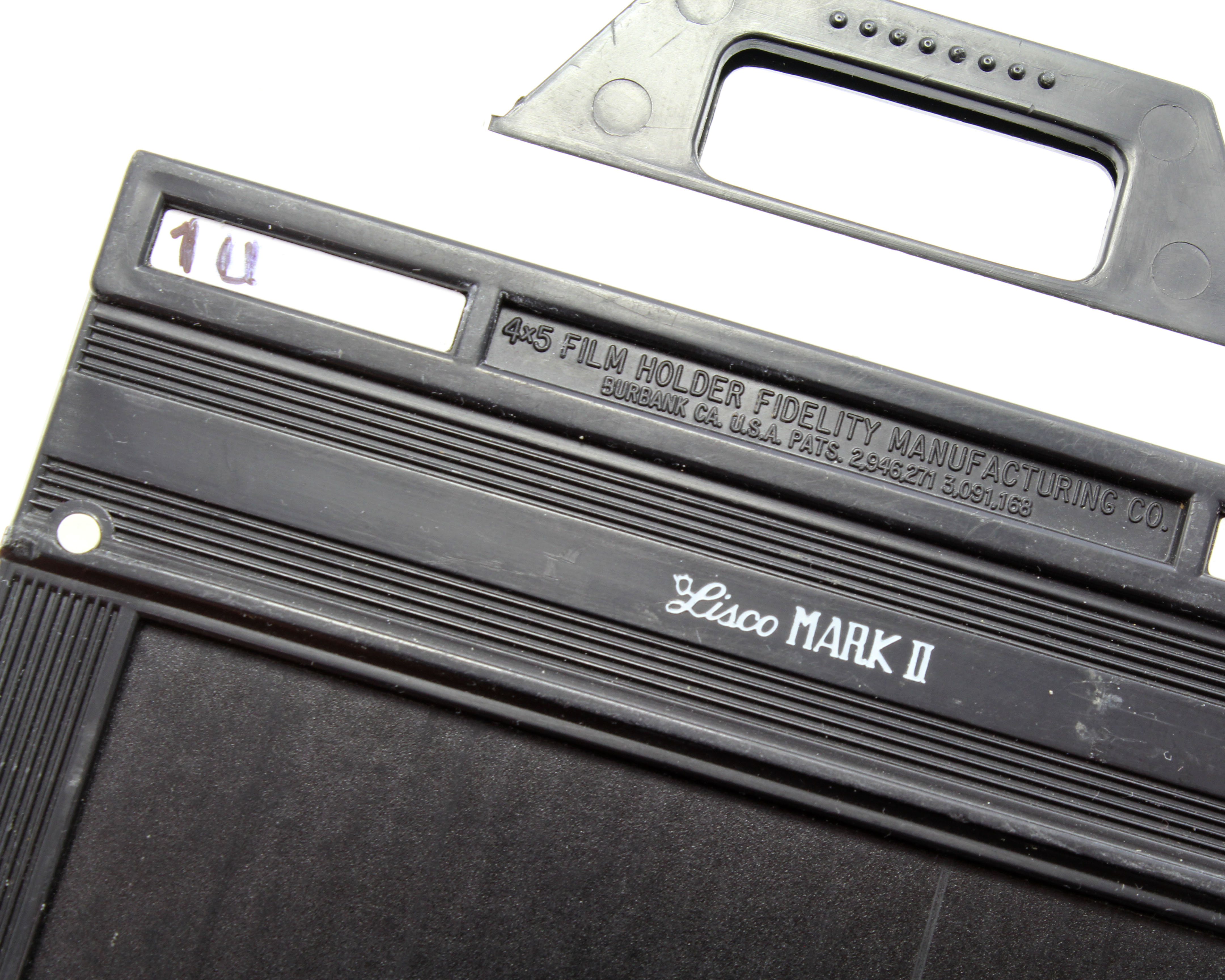 Fidelity Lisco Mark II 4x5 / 5x4 Double Dark Slides. Two Included. Large Format Film Holder - Image 2