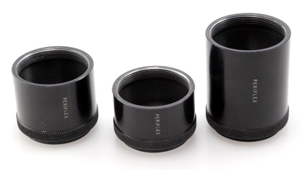 Genuine Periflex L39 screw extension tubes - set of three