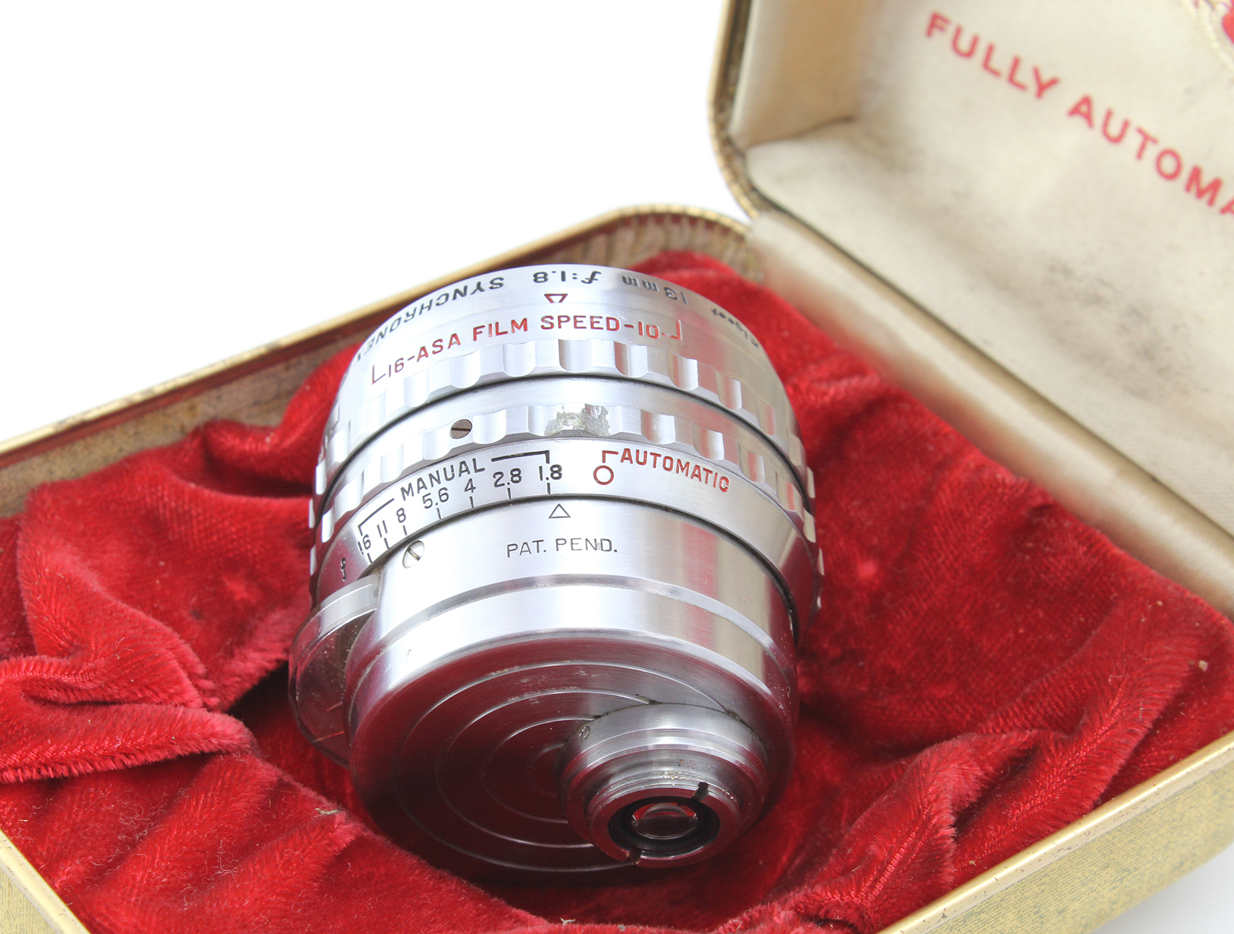 Elgeet Synchronex 8, 13mm f1.8, D mount cine lens - original case - Image 4
