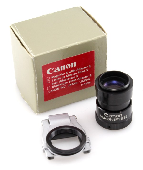 Canon Magnifier S with Adapter S - Mint boxed condition
