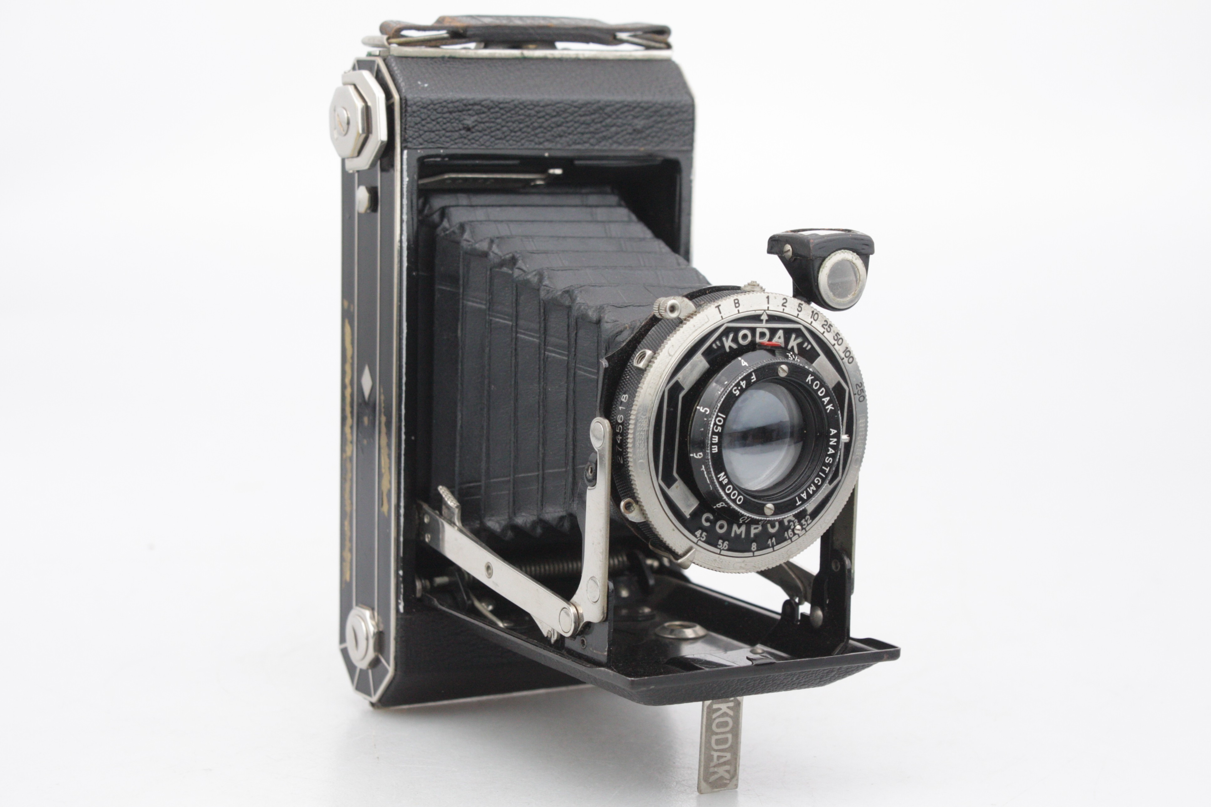 Kodak Art Deco Six-20 (620) folding Camera with 105mm f/4.5 Antistigmat - Image 2