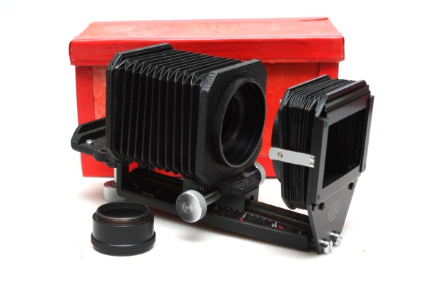 Leitz Leica UXOOR Bellows. Early Screw Mount Era. Very Clean with Box