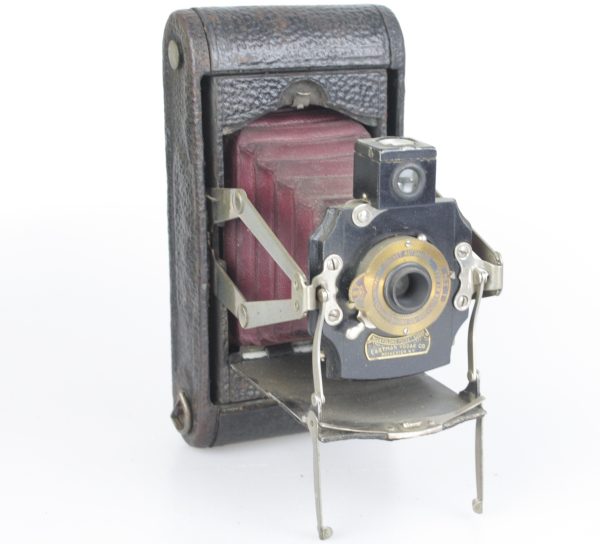 No.1A Folding Pocket Kodak (Model C) 1902/05(?) 116 Film Red Bellows + 120-116 Adapters