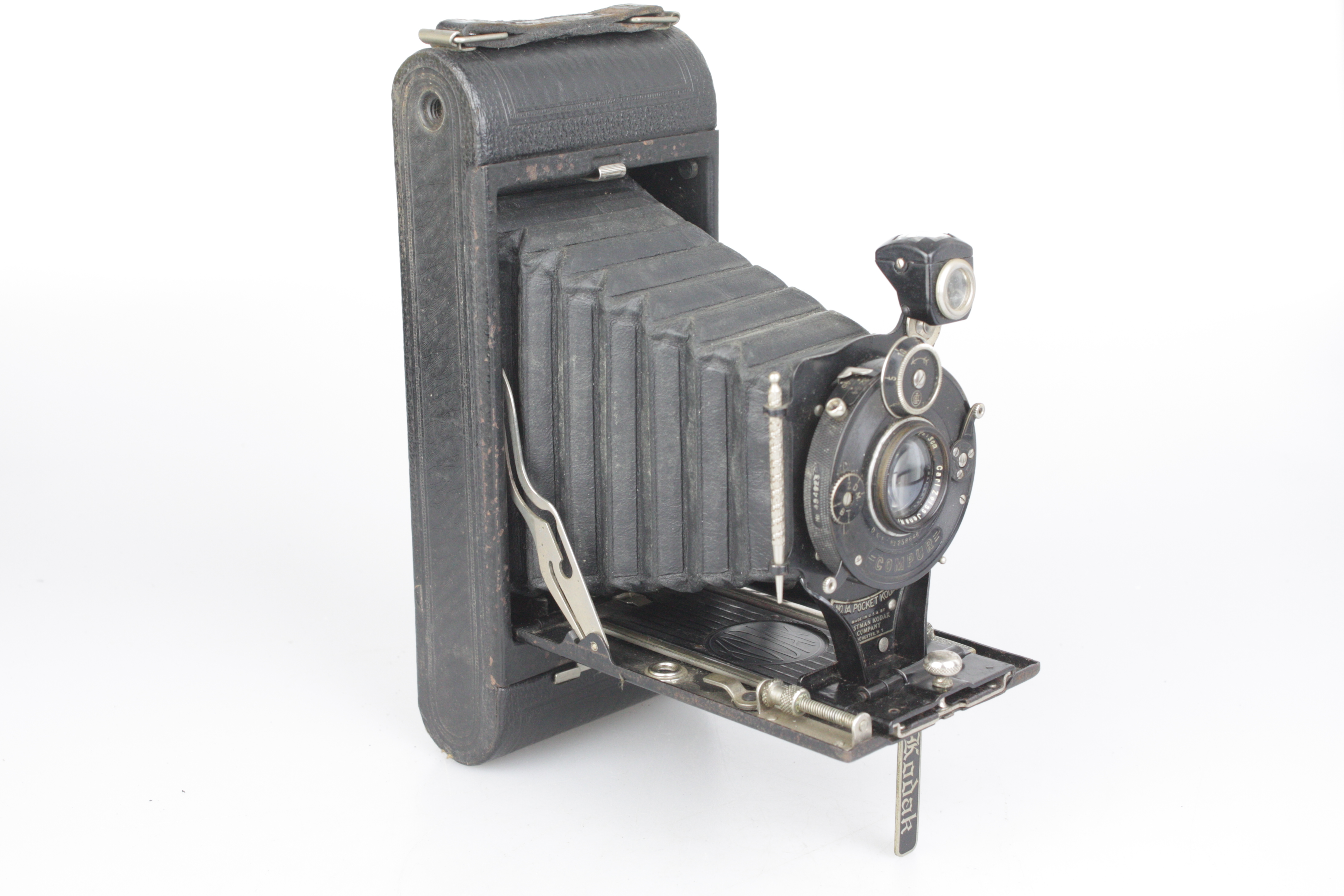 No.1A Pocket Kodak Special 1926-34 116 film 13cm f/6.3 Zeiss Tessar + 120-116 Adapters - Image 2