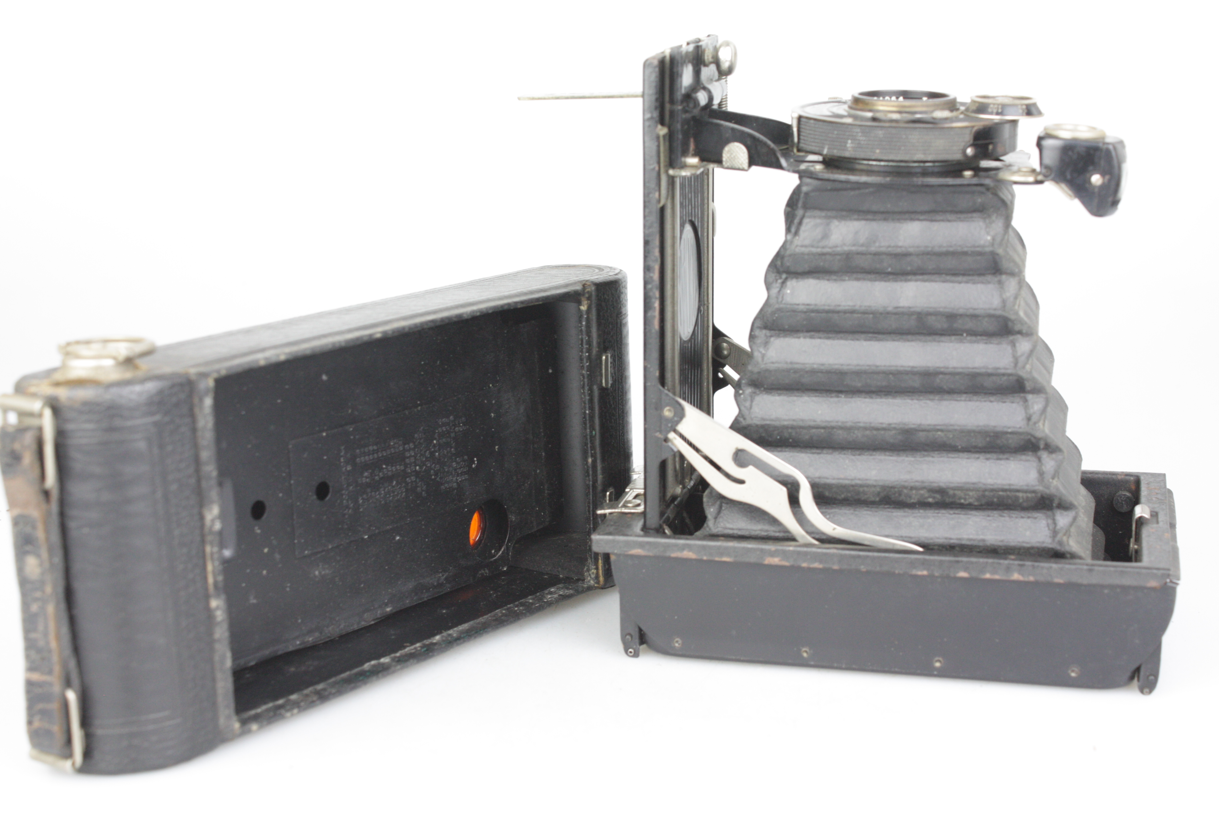 No.1A Pocket Kodak Special 1926-34 116 film 13cm f/6.3 Zeiss Tessar + 120-116 Adapters - Image 8