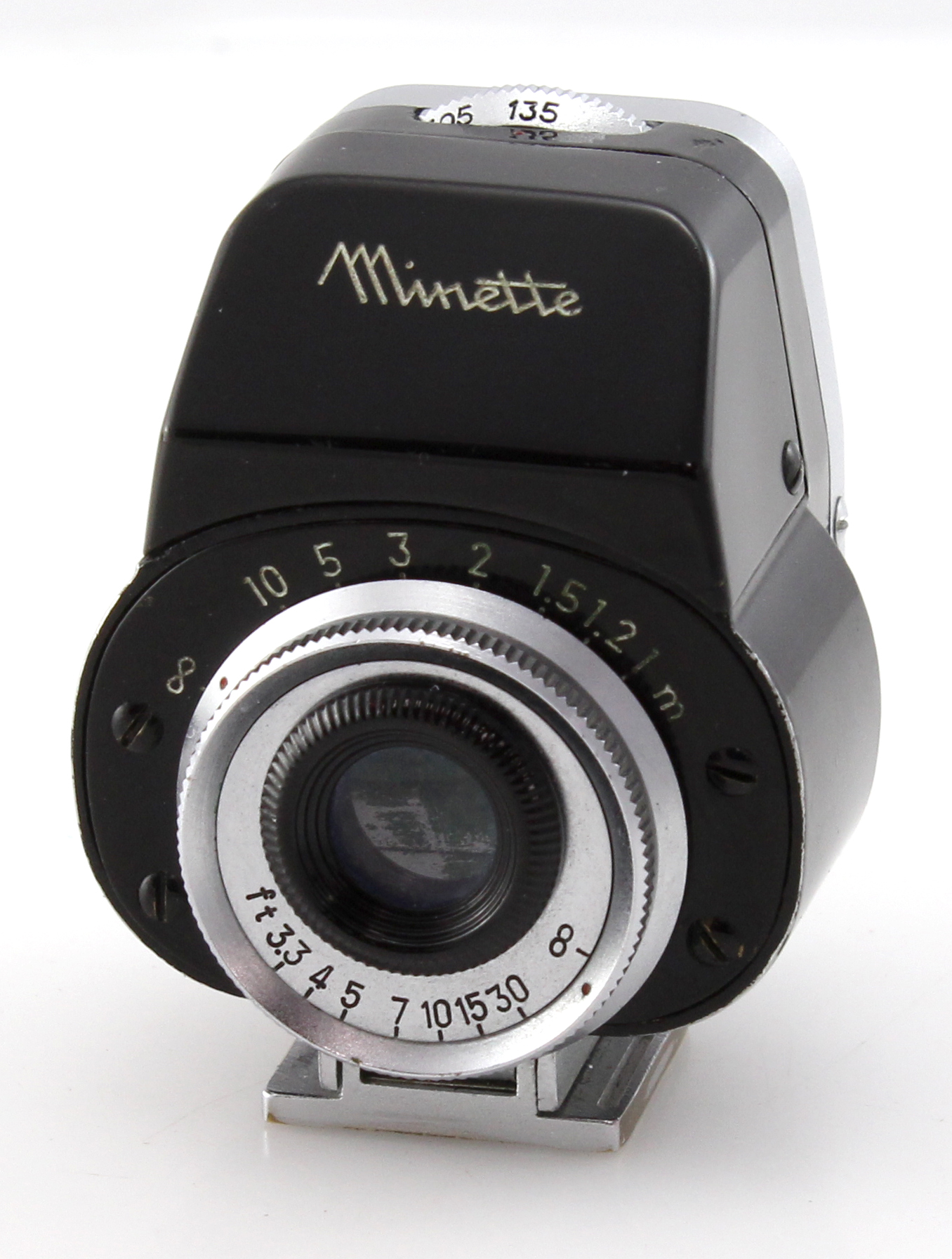 Minette External Viewfinder - hot/cold shoe mount - contax/leica ect. - Image 3