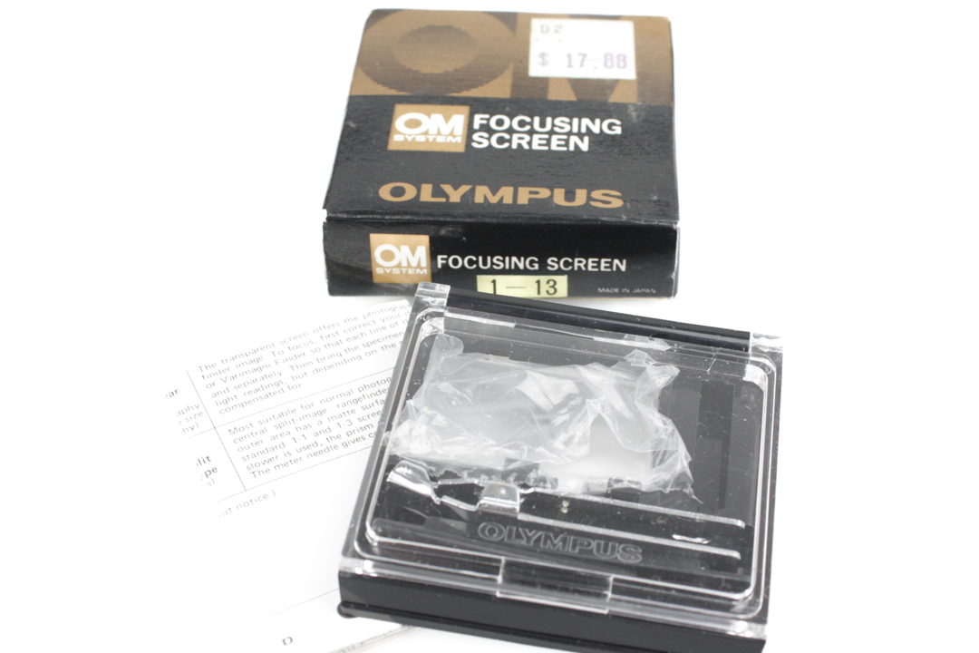 Olympus OM Focusing Screen Type 1-13 Microprism / Split Image-Matte Type