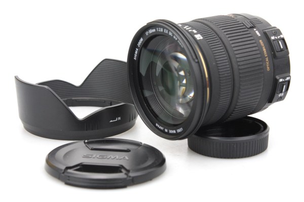 Sigma DC 17-50mm f/2.8 Zoom Lens EX HSM, with Caps & Hood - Nikon F Mount (AF-S) (Cropped)