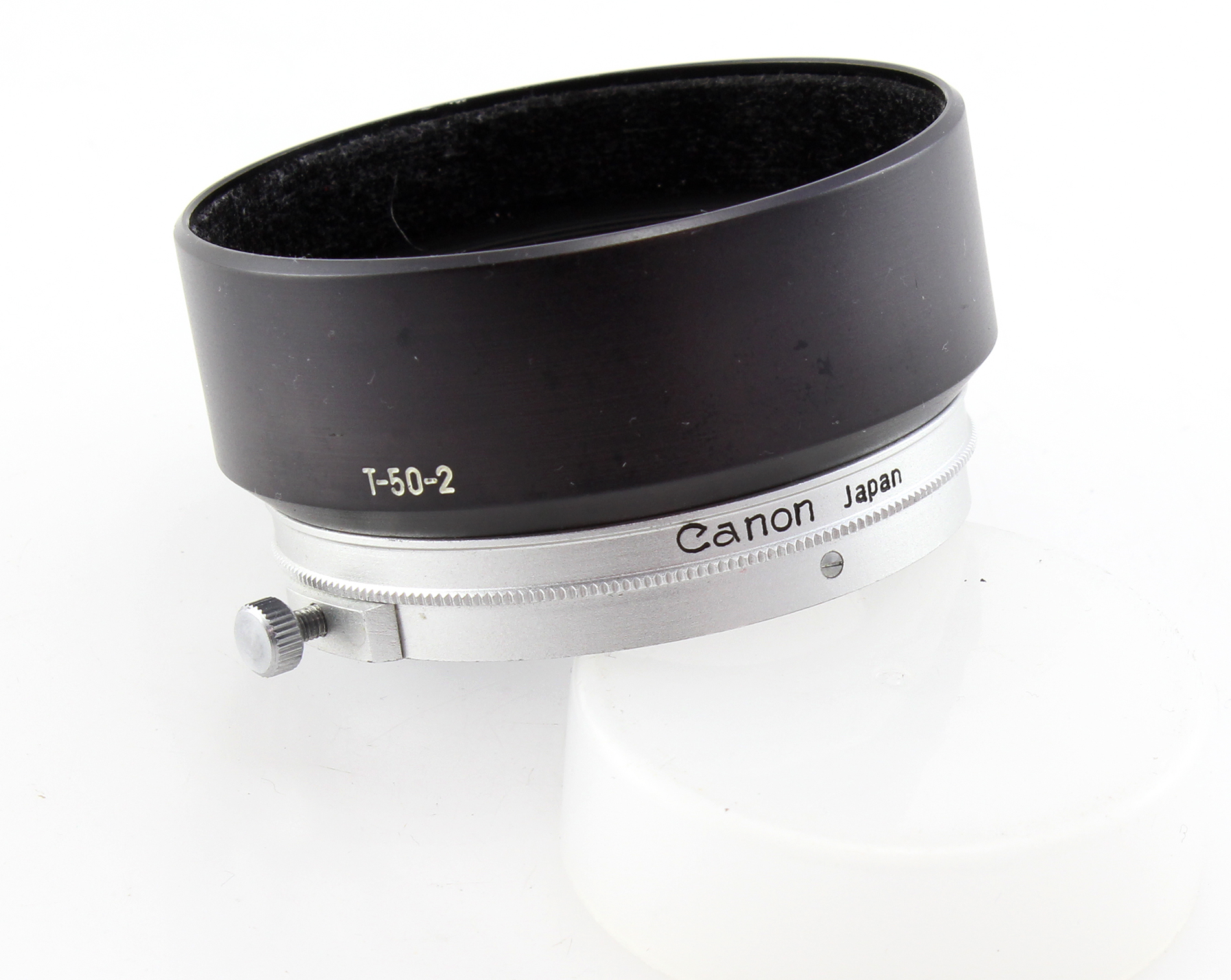 Vintage Canon Rangefinder Metal Lens Hood, 50mm, T-50-2, excellent condition