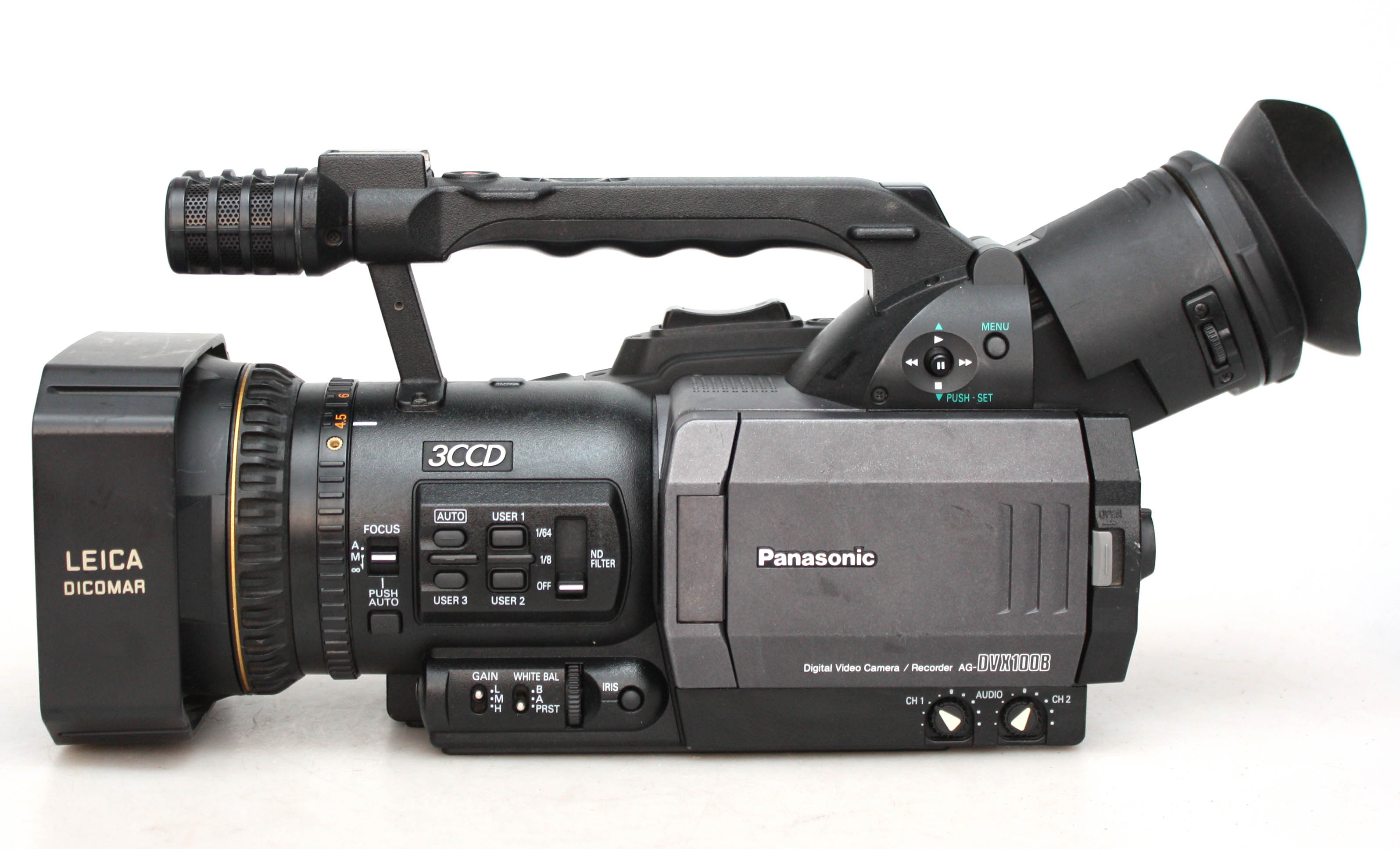 Panasonic DVX100B 3CCD 24p Mini-DV CCD Cinema Movie Camcorder w/ Leica f1.6 Zoom lens - Image 2