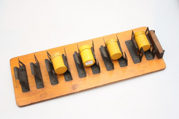 Kodak Wooden Film Storage Rack. Vintage Retail Display / Storage Item