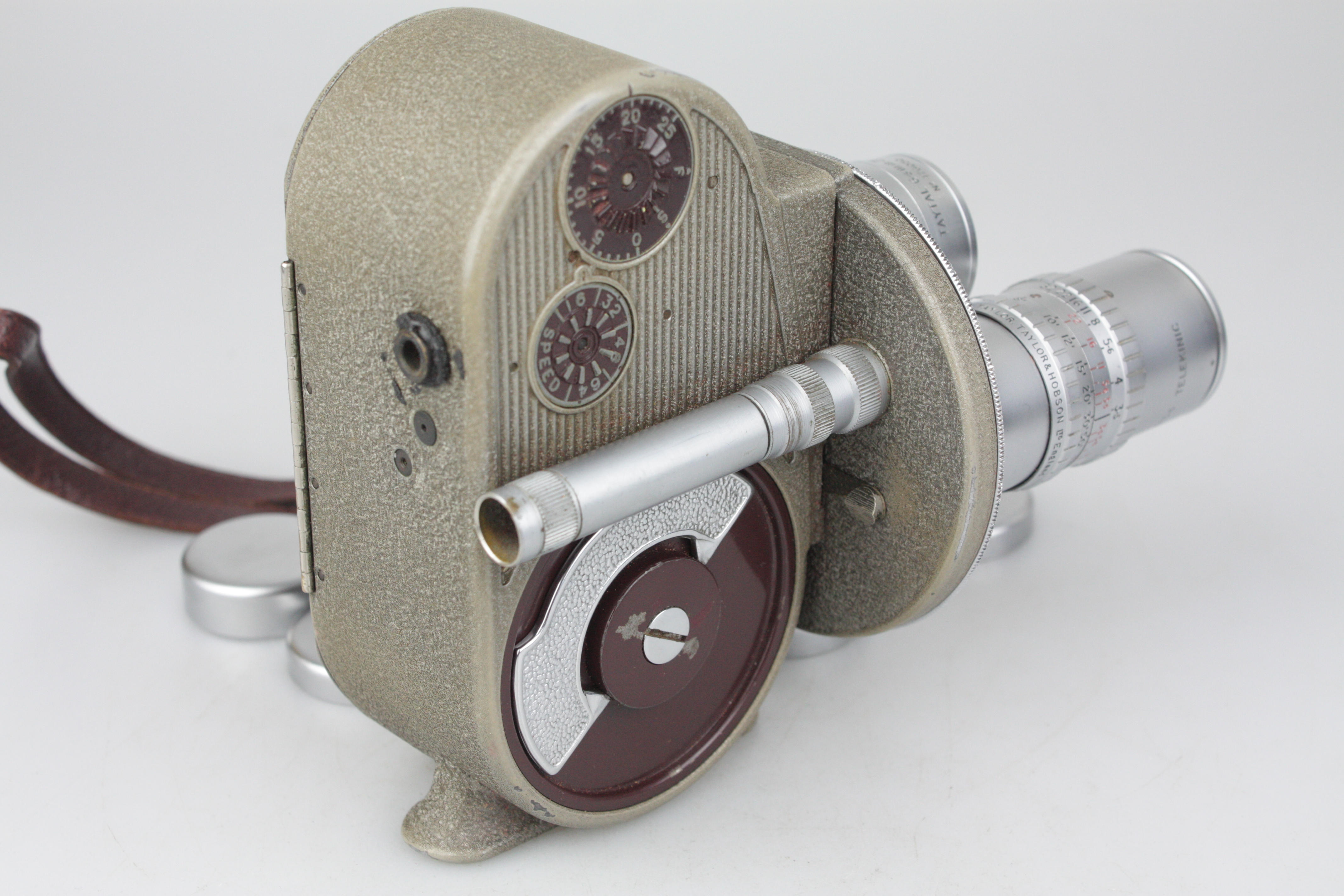 Bell & Howell Viceroy 8mm ciné Camera Taylor Hobson Taytal 1/2" & 6.5mm f1.7 Telekinic 2" f3.5 - Image 4