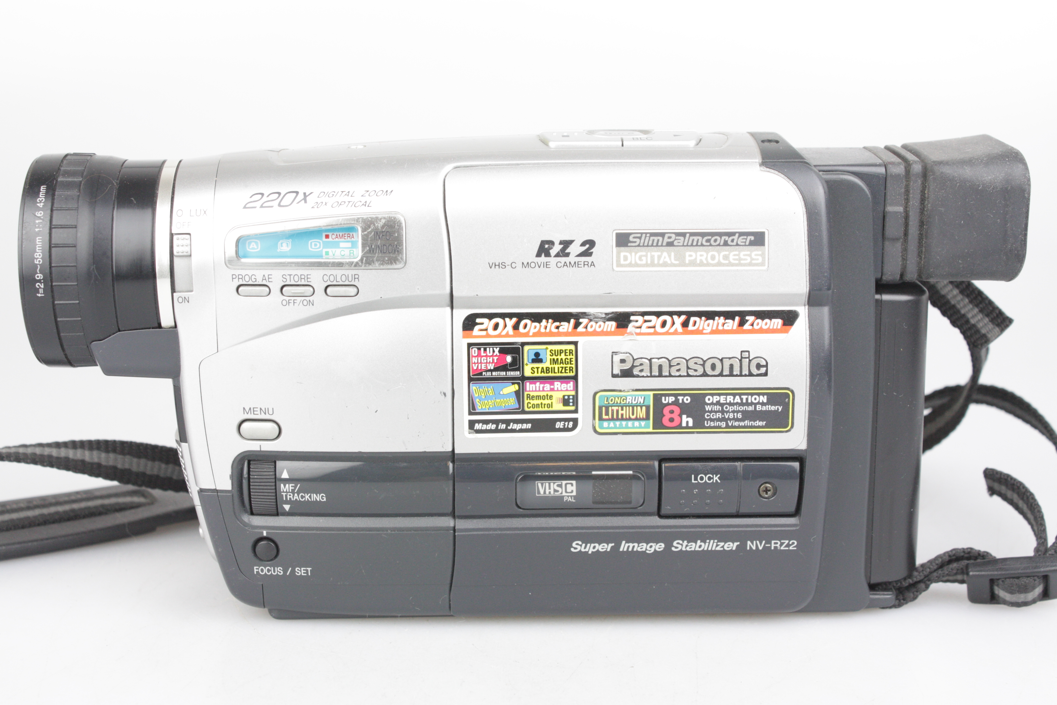 Panasonic NV-RZ2B VHS-C Camcorder Video Camera - Faulty - Image 2