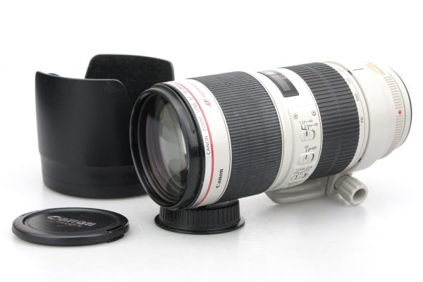 Canon 70-200mm f/2.8 II L IS USM Zoom Lens, with Caps & Hood - Canon EF Mount