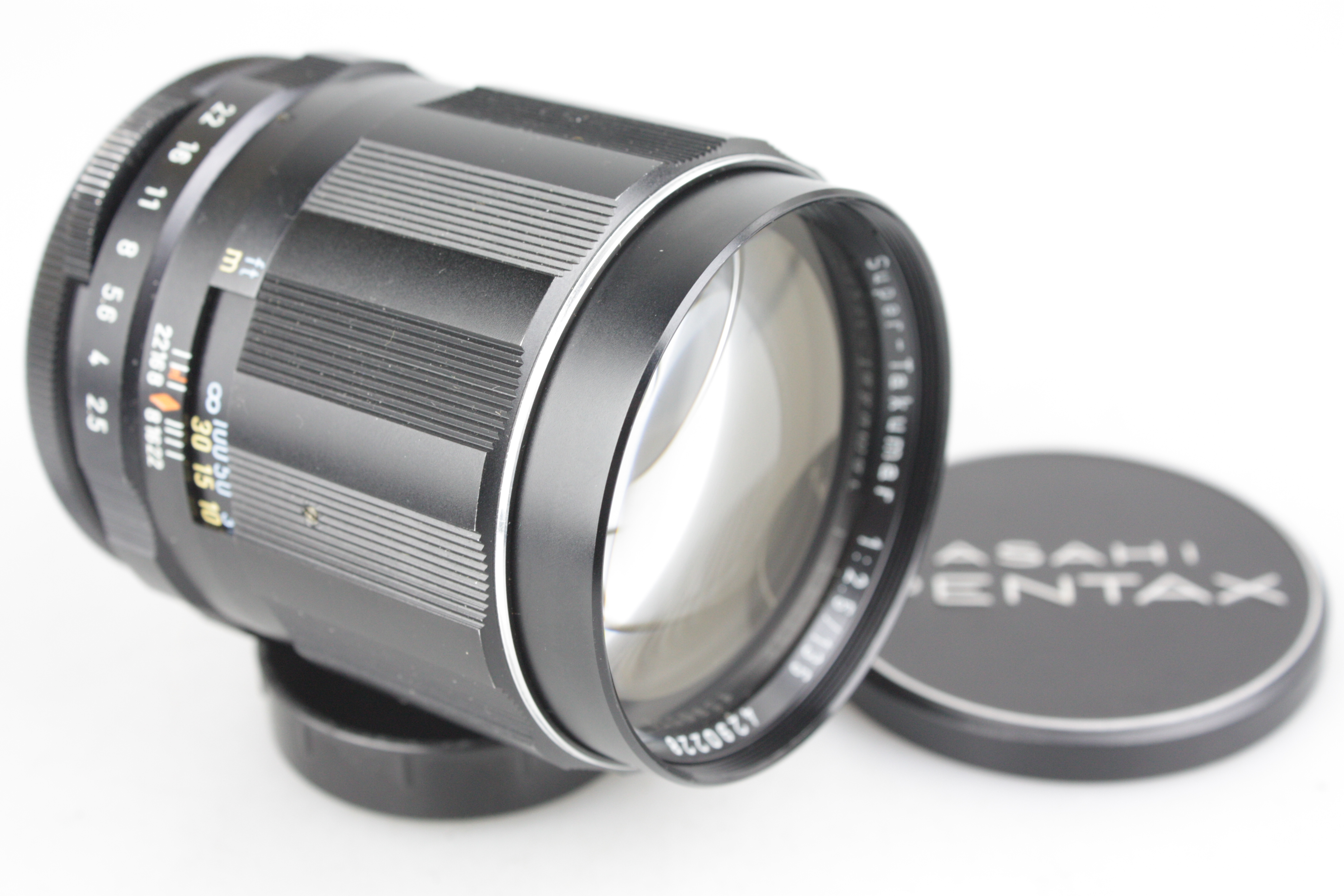 Super-Takumar Pentax K 135mm f/2.5 lens +caps M42 42mm