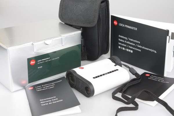 Boxed Leica PINMASTER II (40533) Golf laser Rangefinder Distance Measure
