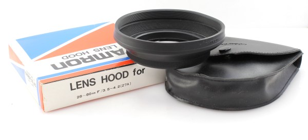 Genuine Tamron 28-80mm F3.5-4.2 Lens Hood - Excellent Condition - Boxed
