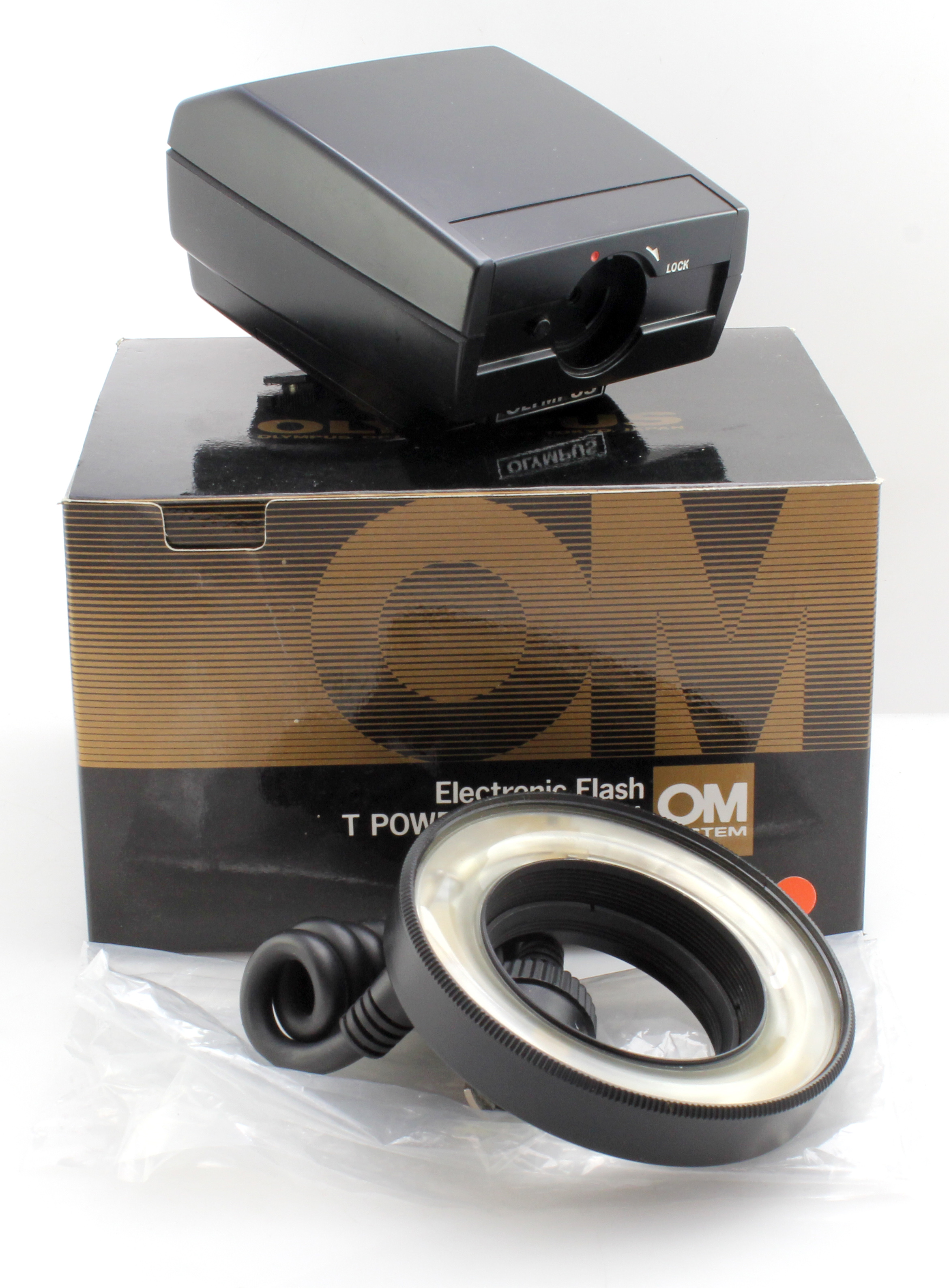 Olympus T10 Macro Ring Flash & T Power Control for OM 35mm Film SLR Cameras