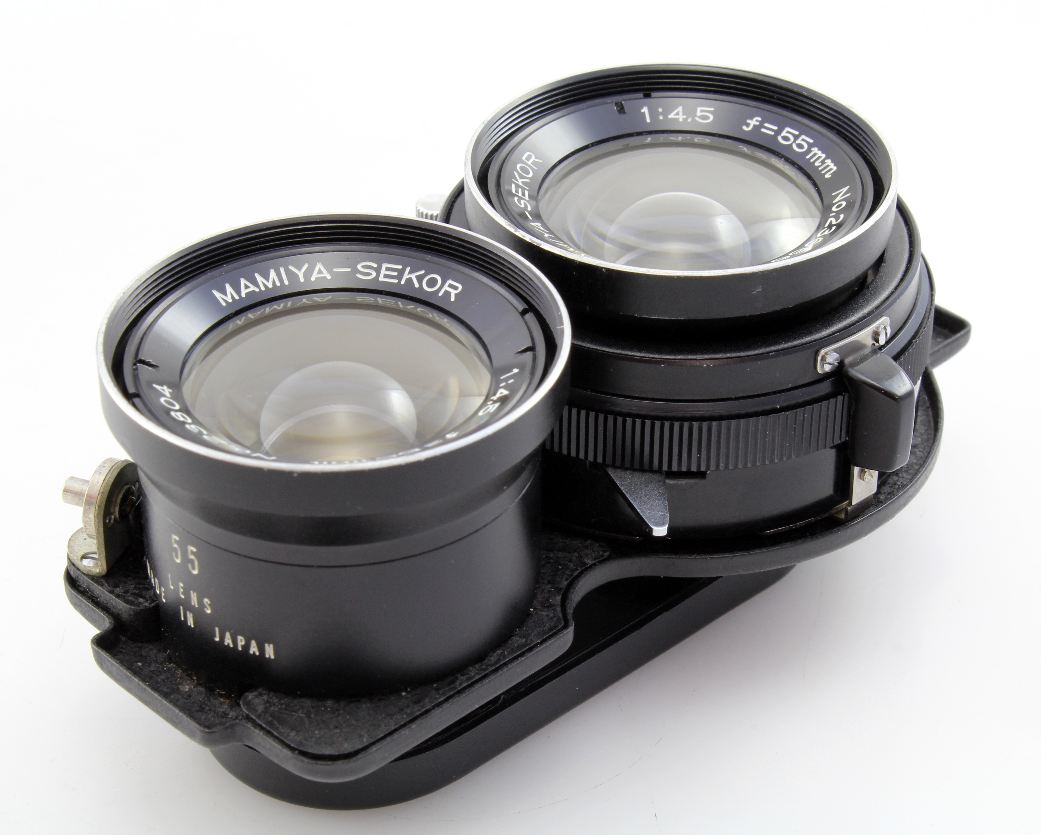 Mamiya-Sekor 55mm f4.5 Wide Angle Lens & Hood for C330/C220 TLR