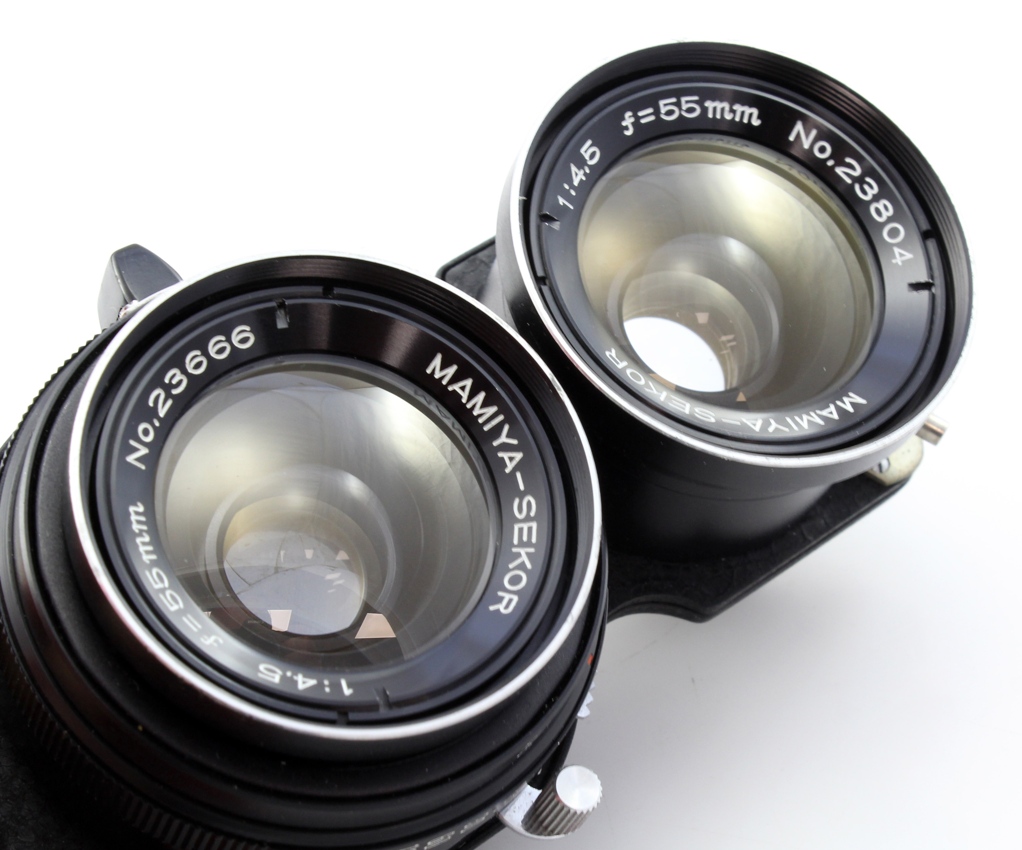 Mamiya-Sekor 55mm f4.5 Wide Angle Lens & Hood for C330/C220 TLR